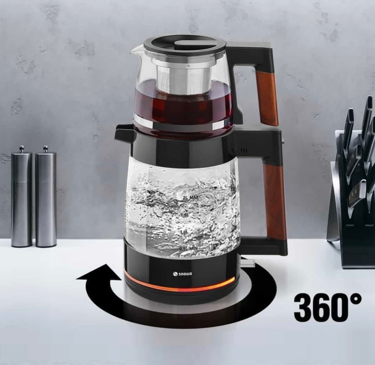 چای ساز اسنوا مدل STM-GS1650BK & STM-GS1650WE