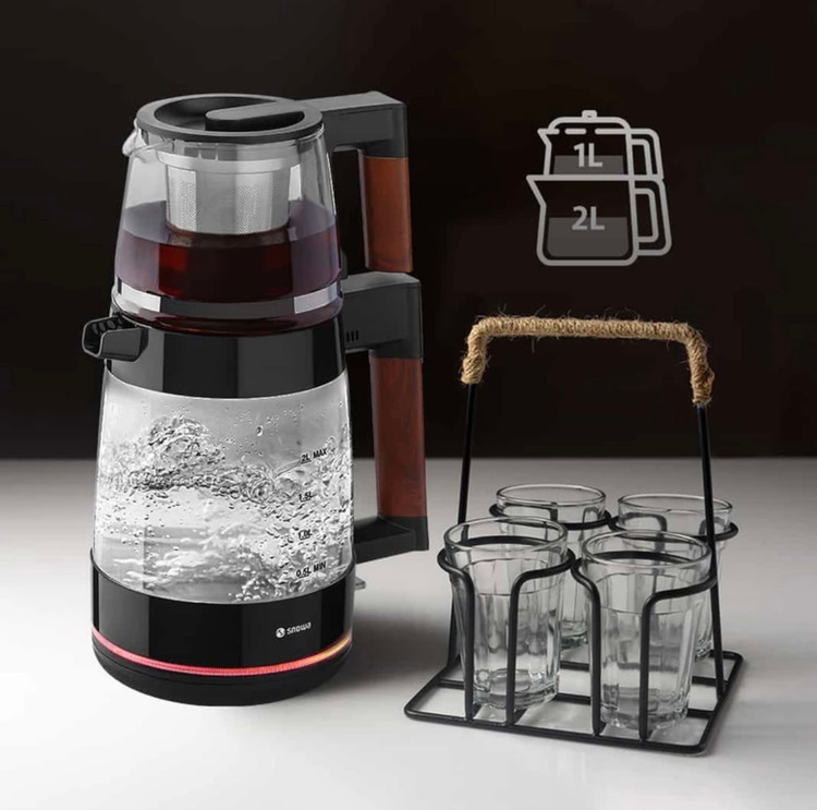 چای ساز اسنوا مدل STM-GS1650BK & STM-GS1650WE