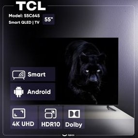 تلویزیون تی سی ال 55 اینچ مدل 55C645 هوشمند 4K