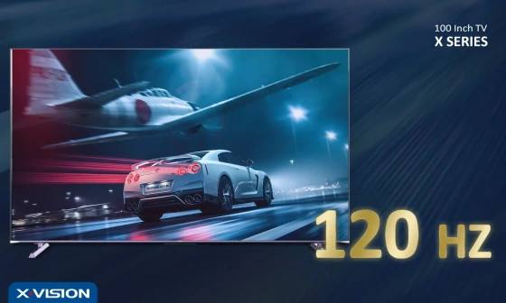تلویزیون هوشمندکیو ایکس ویژن مدل 100X15