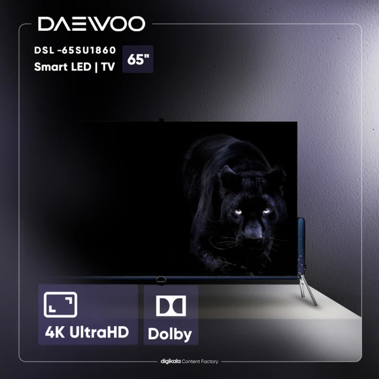 تلویزیون ای ال ای دی هوشمند دوو مدل DSL-65SU1860