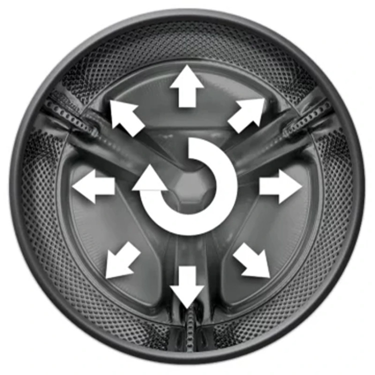 ماشین لباسشویی دوو مدل DWK-ZL860CB ظرفیت 8 کیلوگرم