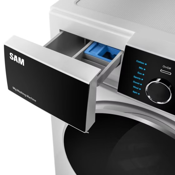 ماشین لباسشویی سام الکترونیک مدل DD-P1482W