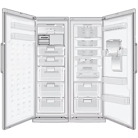 یخچال و فریزر دوقلو 40 فوت سام مدل RR65-RZ65/W
