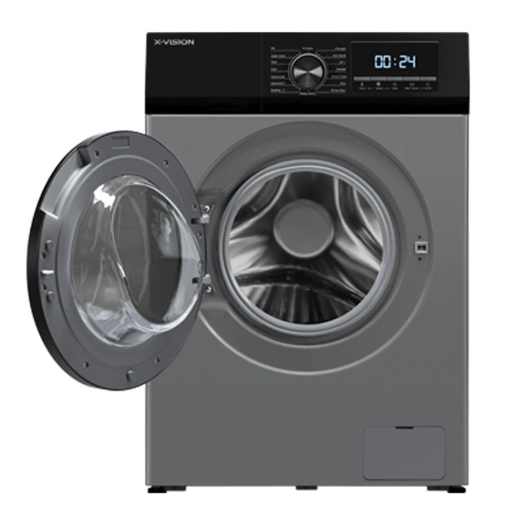ماشین لباسشویی اتوماتیک ایکس ویژن مدل TP82-BSD ظرفیت 8 کیلوگرم