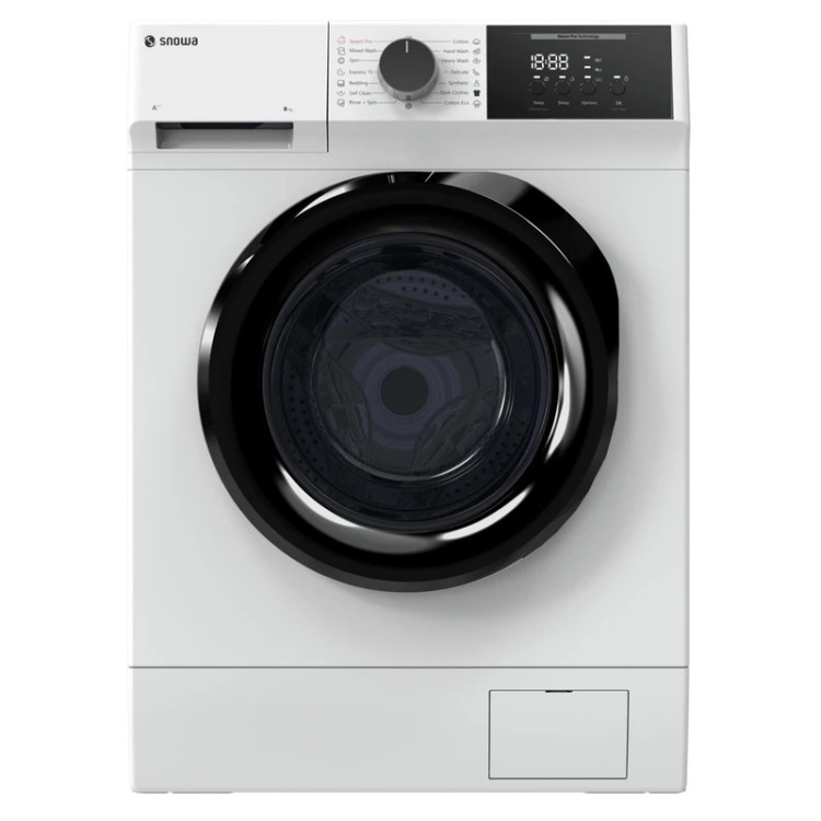 ماشین لباسشویی 8 کیلوگرم اتوماتیک اسنوا مدل SWM-C81W
