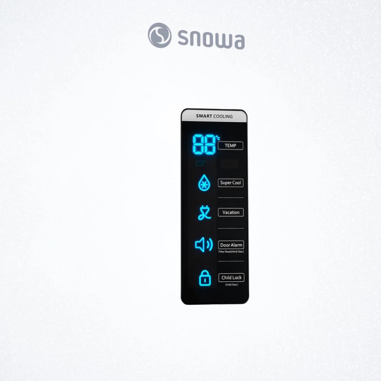 یخچال و فریزر 36 فوت دوقلو اسنوا مدل SN6-SN5 1219GW سفید متالیک