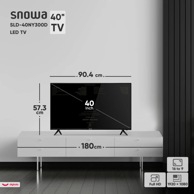 تلویزیون اسنوا مدل SLD-40NY300D سایز 40 اینچ