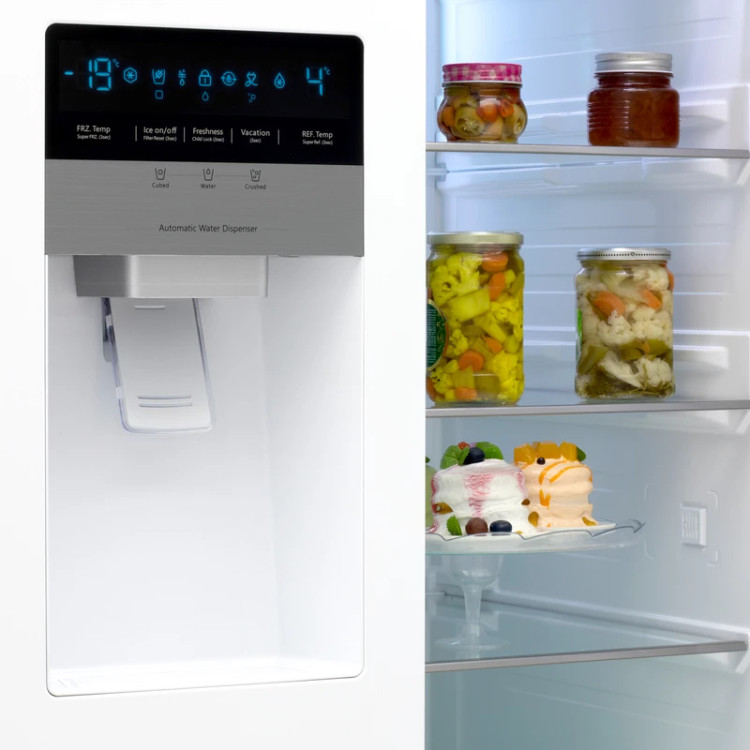 یخچال و فریزر ساید بای ساید 35 فوت اسنوا مدل SN8-2035SS