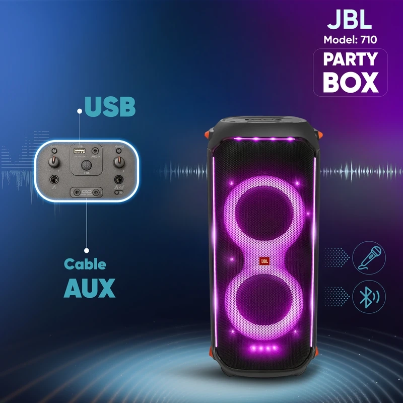 اسپیکر جی بی ال مدل Party Box 710