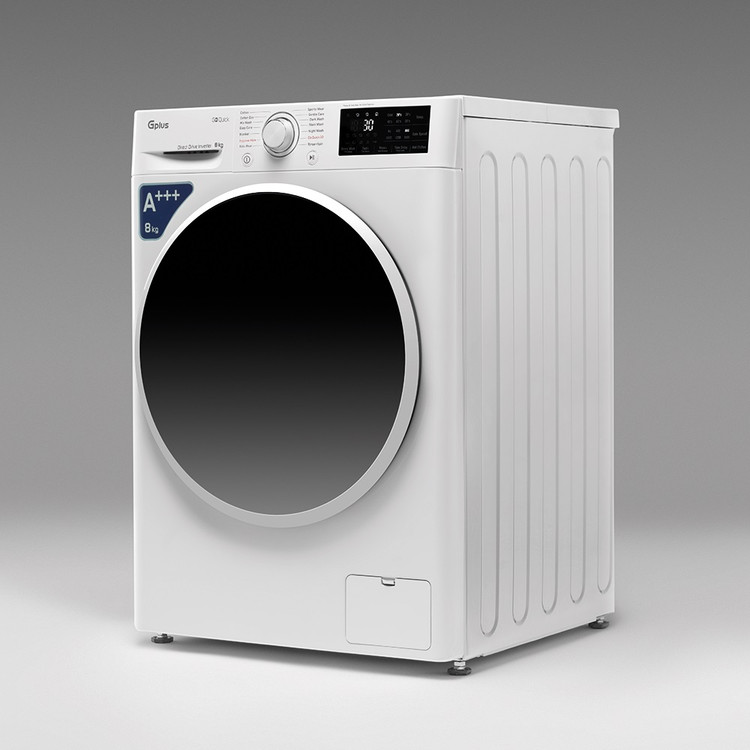 ماشین لباسشویی 8 کیلویی جی پلاس مدل GWM-R87.KT و GWM-R87W.KT