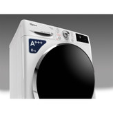 درب بزرگ و شفاف ماشین لباسشویی جیپلاس مدل GWM-M880