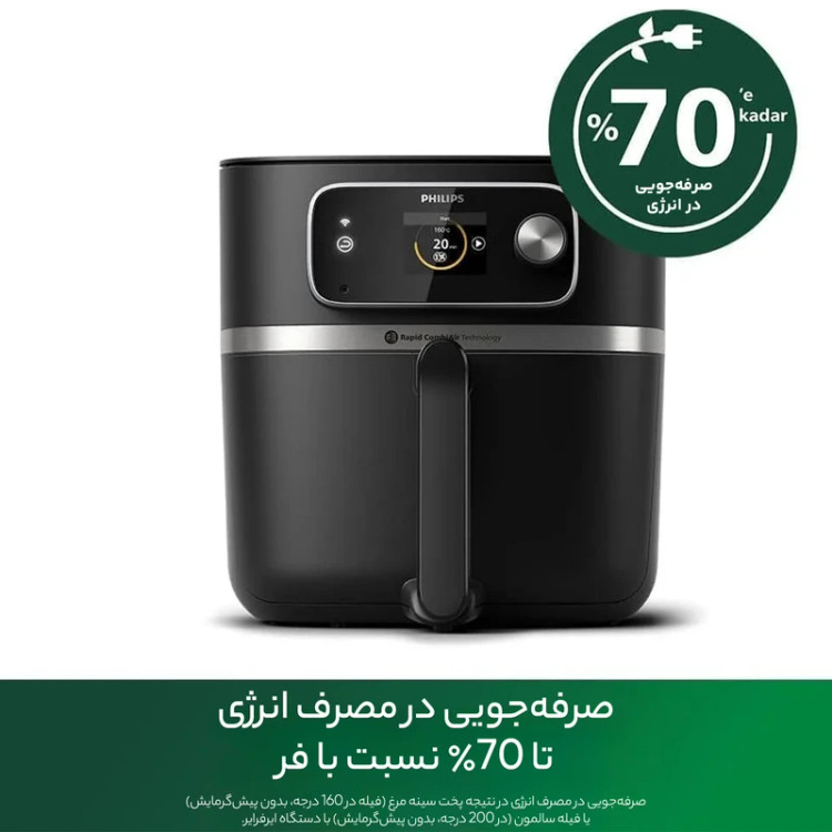 سرخکن بدون روغن فیلیپس 8.3 لیتری مدل HD9880/90