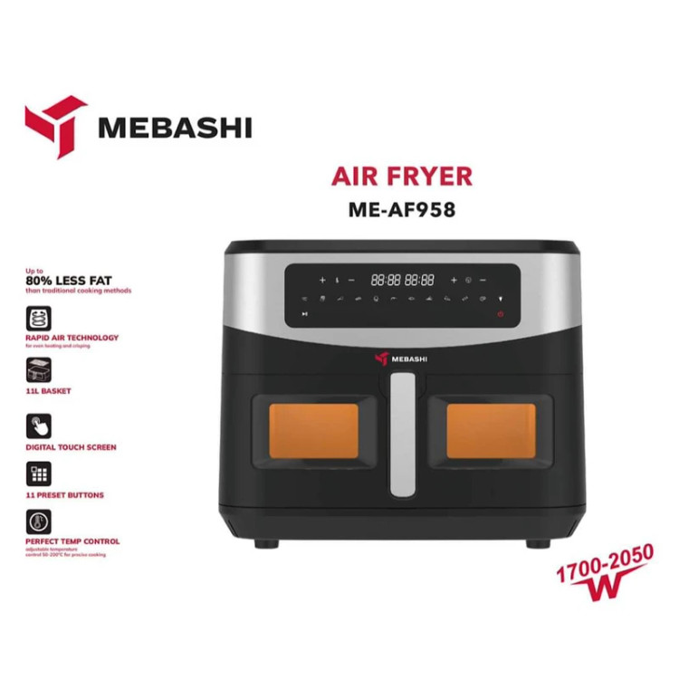 سرخ کن 11 لیتری مباشی مدل MEBASHI ME AF958