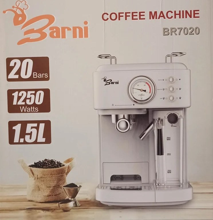 اسپرسوساز نیمه اتوماتیک بارنی BR7020
