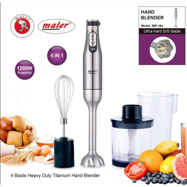 گوشت کوب چهار کاره مایر مدل MR-194 تیغه تیتانیوم