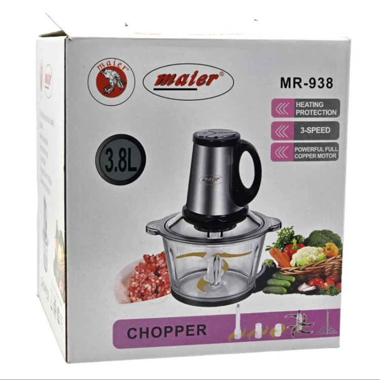 خردکن 6 تیغه 3.8 لیتری مایر مدل MR-938