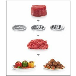 چرخ گوشت بوش مدل MFW68660 ظرفیت ۴.۳ کیلوگرم تک سرعته با بدنه پلاستیک