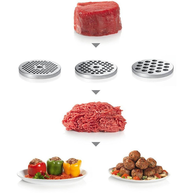 چرخ گوشت بوش مدل MFW68680 ظرفیت ۴.۳ کیلوگرم تک سرعته