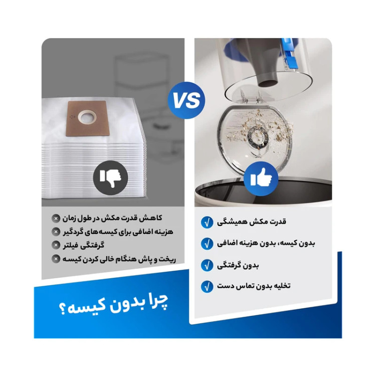 جاروبرقی رباتیک اکووکس رباتیک مدل N20 Pro Plus