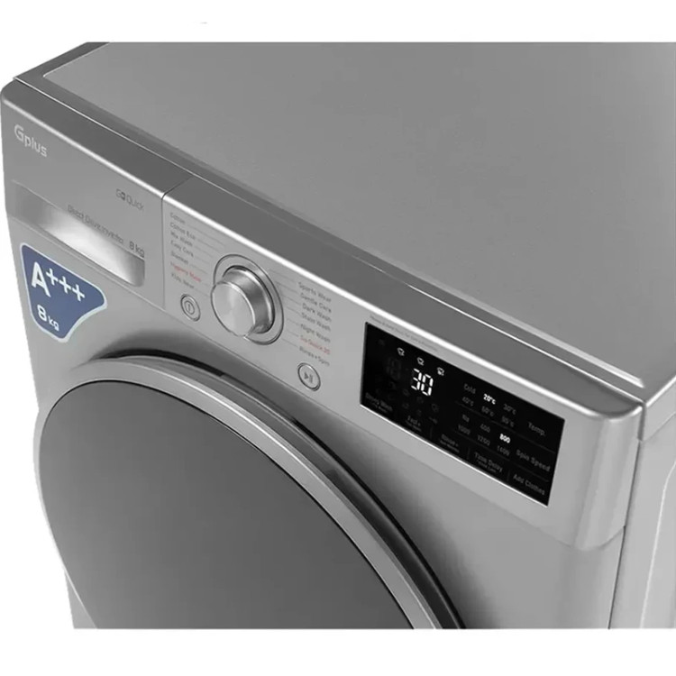 ماشین لباسشویی 8 کیلویی جی پلاس مدل GWM-R87.KT و GWM-R87W.KT