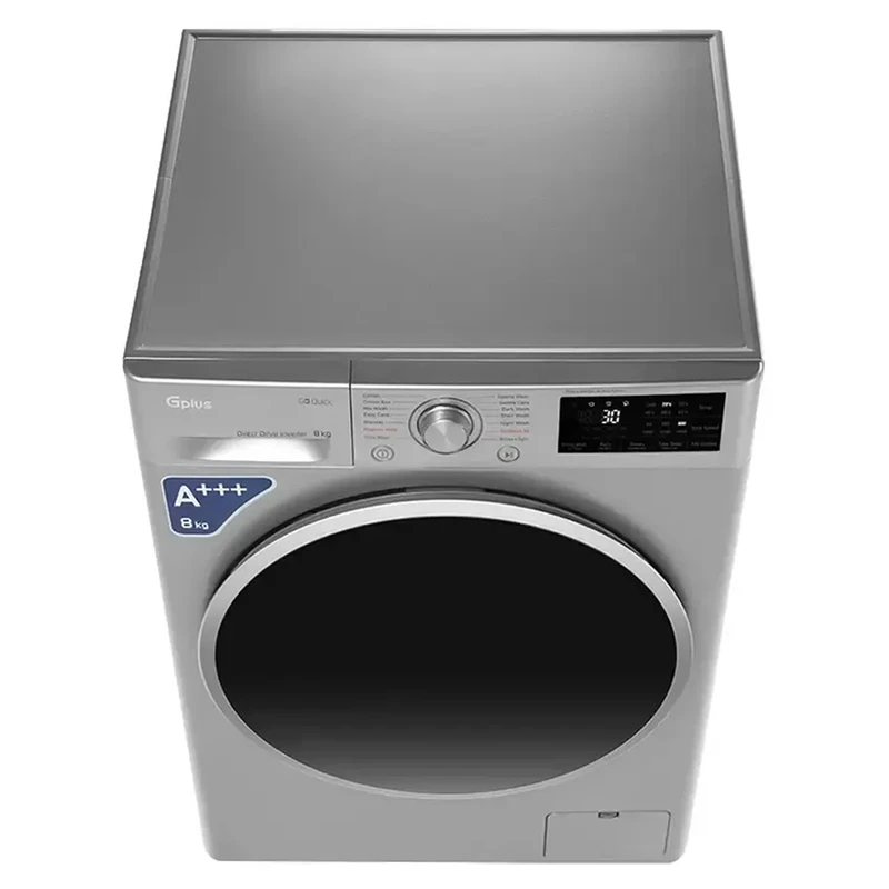 نمای جلوی ماشین لباسشویی جی‌پلاس مدل GWM-R87S