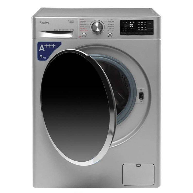ماشین لباسشویی جی پلاس مدل GWM-R99S و GWM-R99W ظرفیت ۹ کیلوگرم درب از جلو