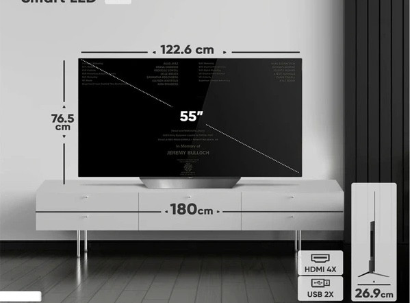 تلویزیون 55 اینچ OLED جی پلاس مدل GTV-55SO631NO