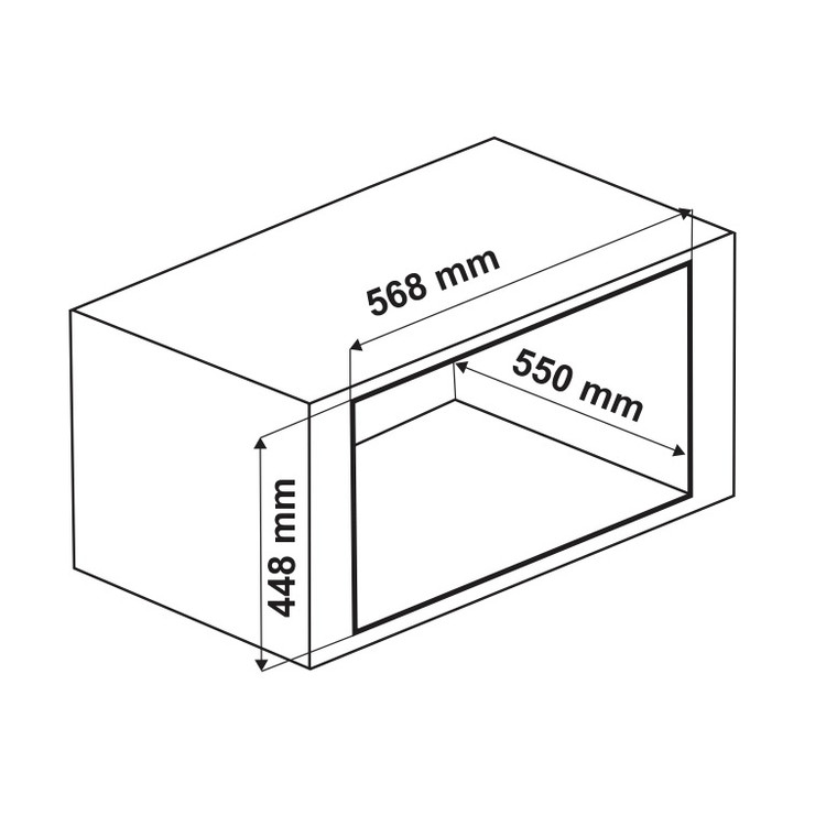 مایکروویو توکار آلتون مدل MI500TS ظرفیت 35 لیتر