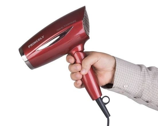 سشوار پرینسلی مدل PR261AT ظرفیت ۱۸۰۰ وات با باد سرد و متمرکز کننده