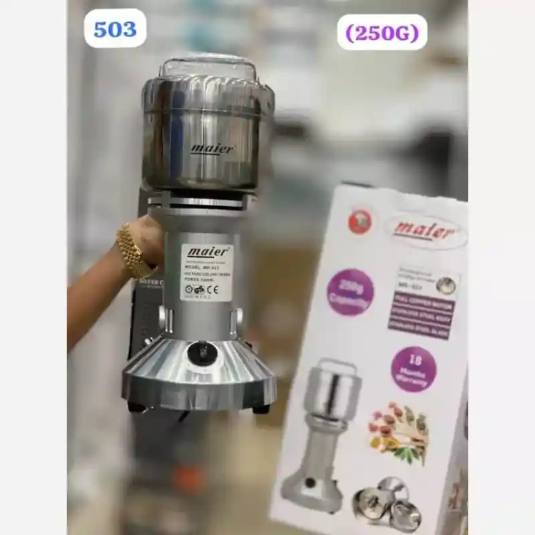 آسیاب صنعتی مایر مدل MR-503 ظرفیت ۲۵۰ گرم ۱۲۰۰ وات