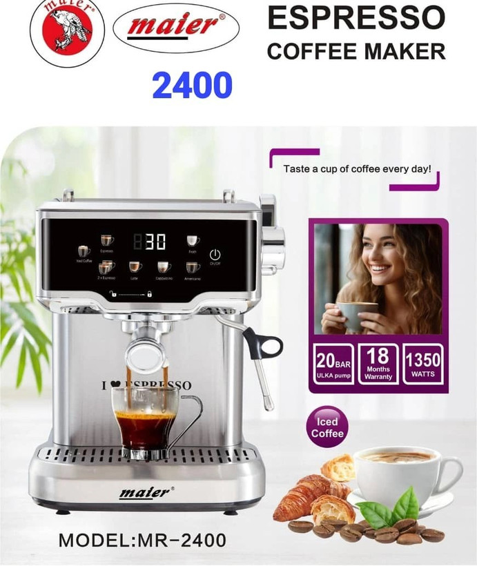 اسپرسو ساز مایر مدل MR2400 نیمه حرفهای