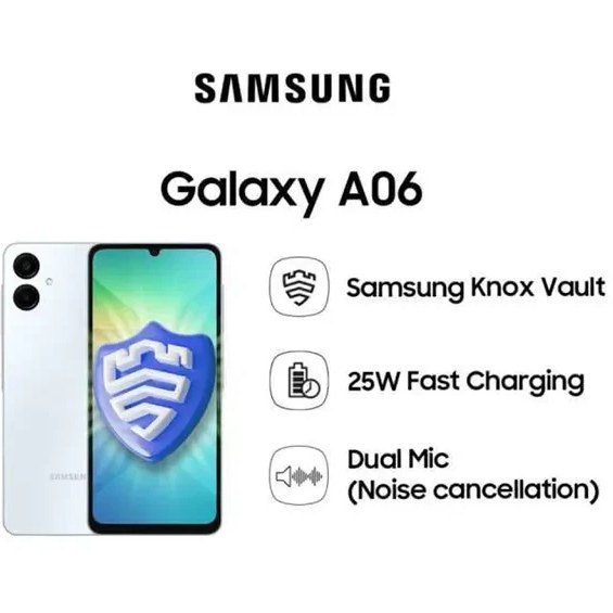 گوشی سامسونگ Galaxy A06 حافظه 64 رم 4 گیگابایت