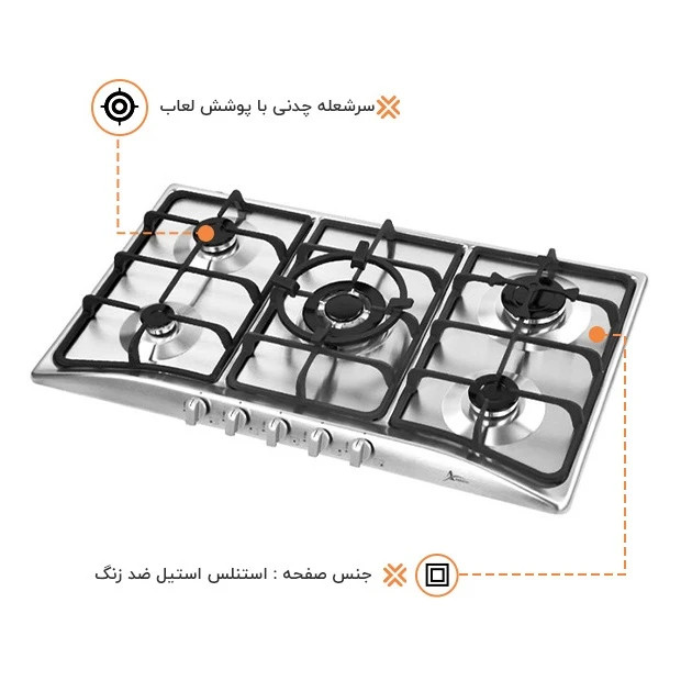 اجاق گاز صفحه ای اخوان مدل GI-13