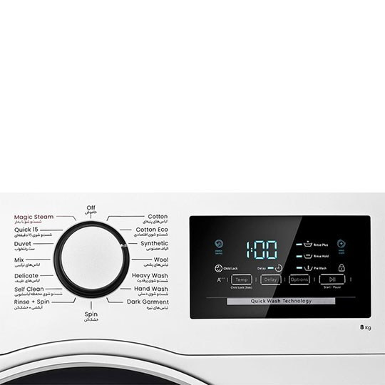 ماشین لباسشویی اسنوا مدل SWM-84316 ظرفیت 8 کیلوگرم