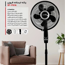 پنکه ایستاده ارشیا مدل SF2921A فروزن کنترل دار