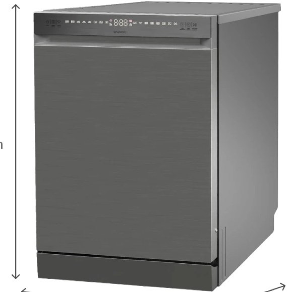 ظرفشویی هوشمند دوو مدل DW-15240W سفید 15نفره سری Hana