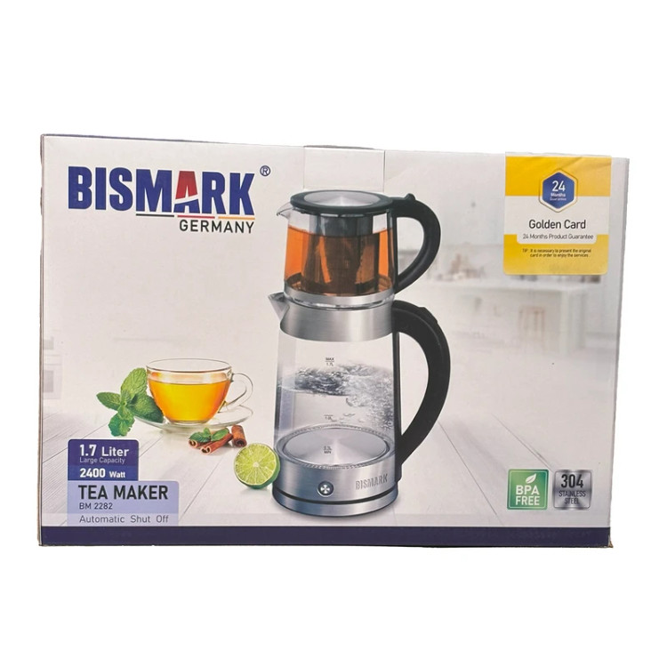 چای ساز بیسمارک مدل BM2282 ظرفیت ۱.۷ لیتر