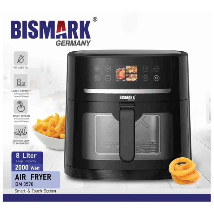 سرخ کن بدون روغن ۸ لیتری بیسمارک مدل BM3570