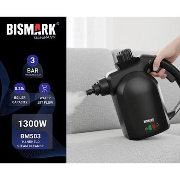 بخار شو 1300 وات 0.35 لیتری بیسمارک مدل BM503
