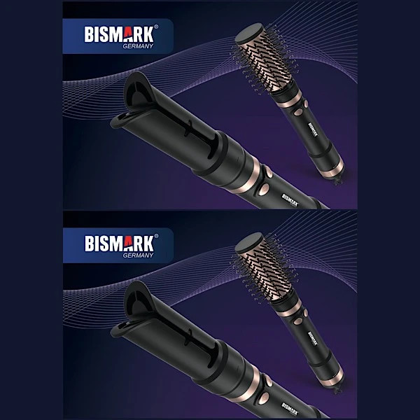 سشوار برسدار چرخشی 1200 وات بیسمارک مدل BM801