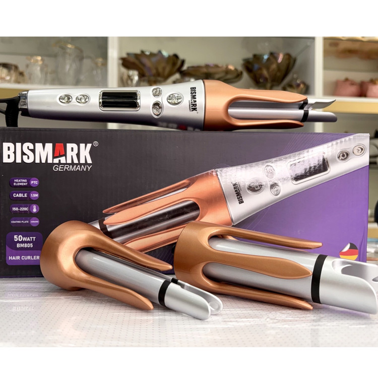 کرلی وفرمو چرخشی 3 کاره بیسمارک مدل BM805