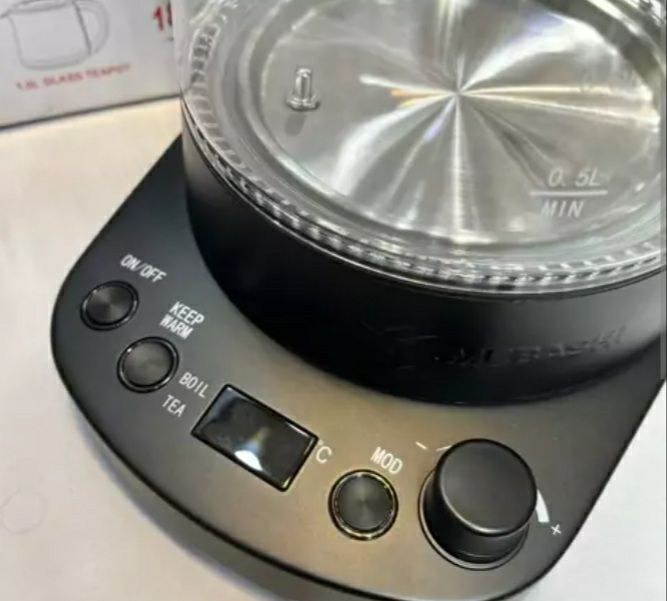 چای ساز مباشی مدل ME-TM308 ظرفیت کتری ۱.۷ لیتر با کتری شیشهای