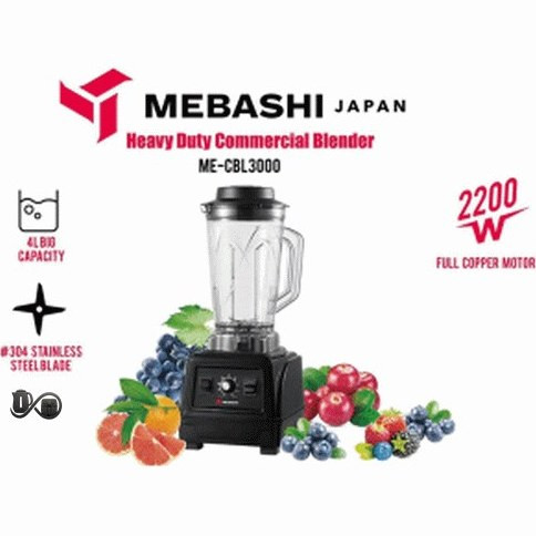 مخلوط کن مباشی مدل ME-CBL3000 ظرفیت ۴ لیتر ۱۰ سرعته