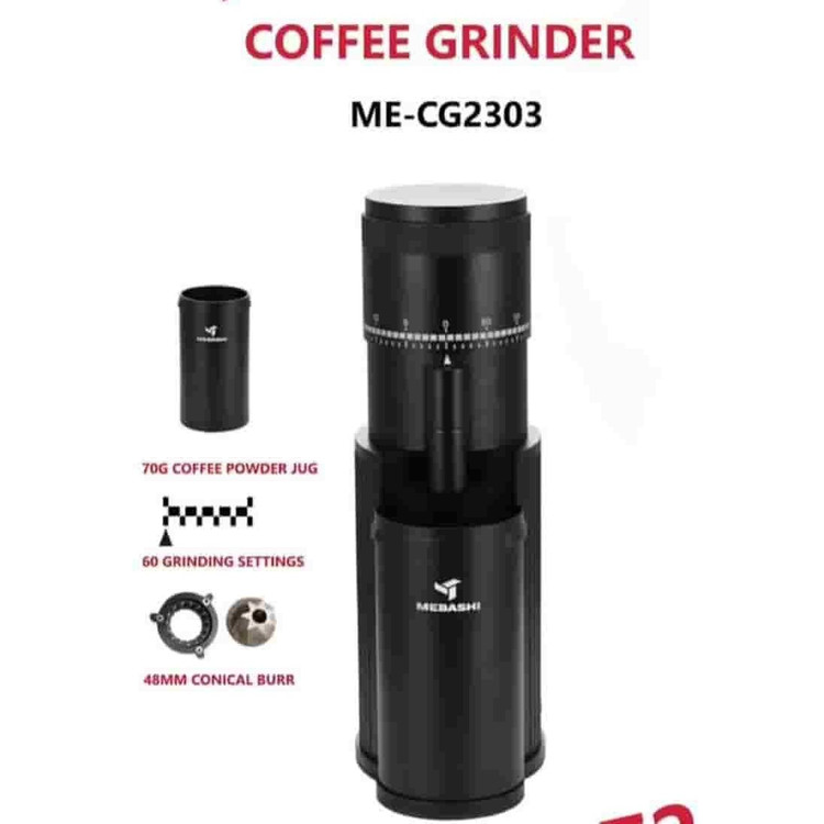 آسیاب قهوه مباشی مدل ME-CG2303 توان 72 وات