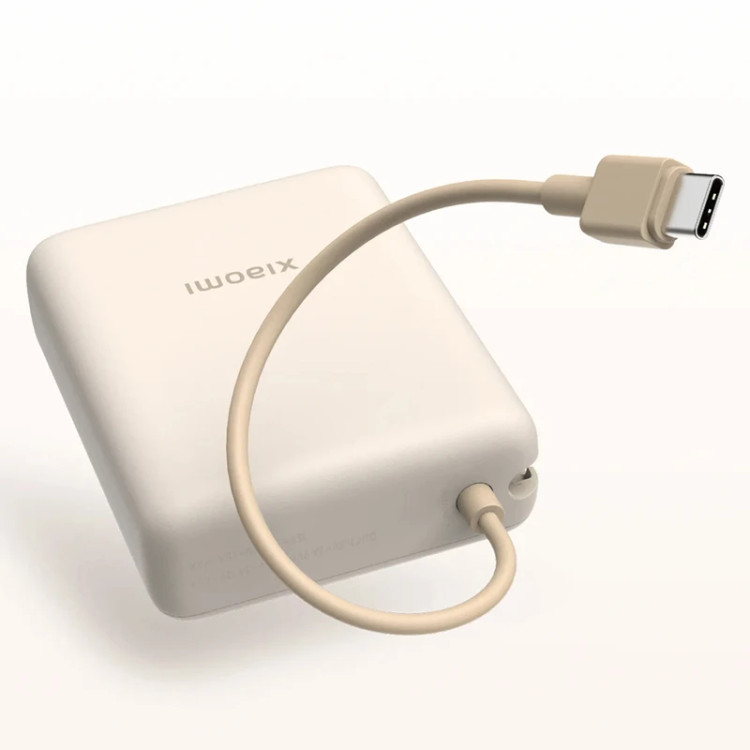 پاوربانک 33 وات شیائومی مدل PB1033MI ظرفیت 10000 میلیآمپرساعت به همراه کابل USB-C