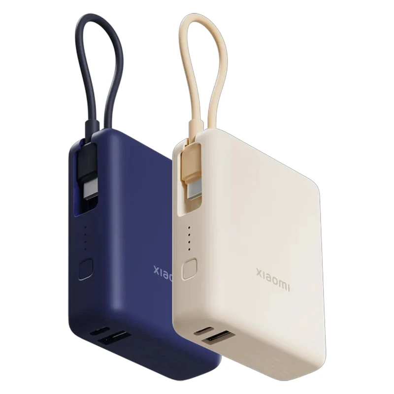 پاوربانک 33 وات شیائومی مدل PB1033MI ظرفیت 10000 میلی‌آمپرساعت به همراه کابل USB-C