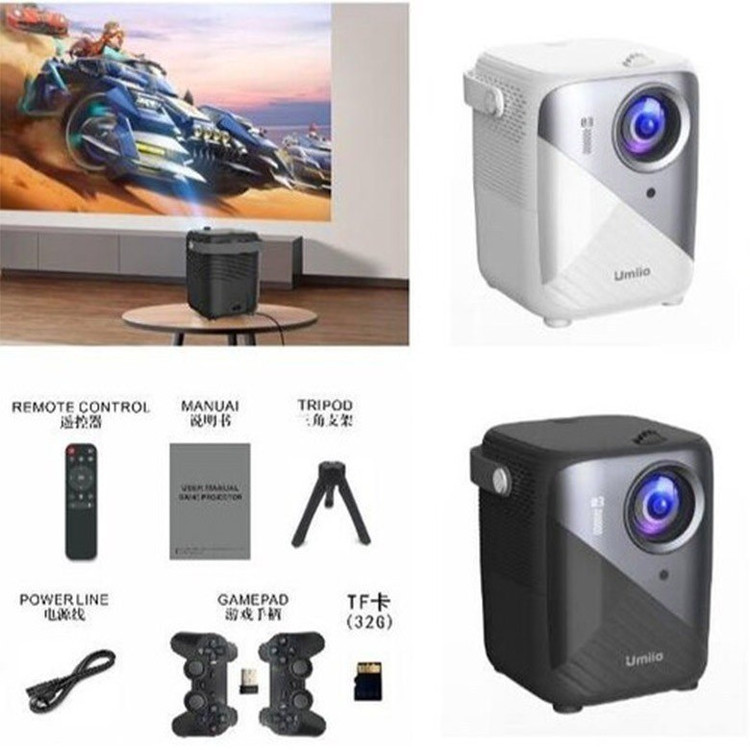 ویدئو پروژکتور Umiio مدل Q3 Pro کیفیت تصویر XGA با شدت نور ۳۶۰ لومن