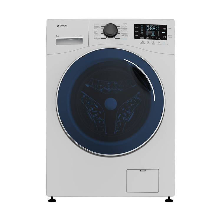 ماشین لباسشویی 9 کیلوگرم اتوماتیک اسنوا مدل SNW-9050S و SNW-9050W